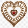Simple Love Symbol Image for Commercial Use A simple heart icon with a clear background, ideal for print or digital use.