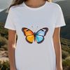 A close-up view of a colorful butterfly with intricate details, ideal for high-resolution printing or digital use.