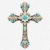 Transparent Cross Clipart A transparent PNG image of a crucifix with a clear background, suitable for commercial or personal use.