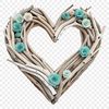 A high-resolution transparent love heart with a clear background, suitable for commercial and personal use in designs.