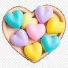 A transparent, high-resolution heart icon with a clear background.