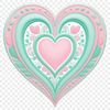 Heart Design PNG Image A high-resolution, transparent love heart with a clear background, suitable for commercial and personal use.