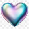 Heartfelt Graphic A high-resolution love heart graphic suitable for commercial or personal use in various design projects.