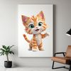 Cute Cat Silhouette PNG Image A high-resolution transparent PNG image of a cute domestic cat.