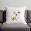 Clear Background Puppy Clip Art A transparent PNG image of a cute puppy with a clear background, ideal for DIY projects or print materials.