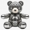 Cute Bear Illustration Transparent PNG file of a simple teddy bear illustration suitable for sublimation printing.