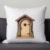 Whimsical Fairy Entrance Illustration A whimsical illustration of a fairy door in high resolution, suitable for printing or digital use.