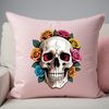 Halloween Party Template Image A high-resolution transparent skull with a clear background, suitable for sublimation and commercial use.