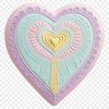 A transparent PNG heart symbol with a clear background.