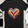Transparent Love Heart Shape High-resolution heart shape in PNG format, ideal for sublimation printing, stickers, invitations, and web design elements.