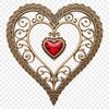 Heart Illustration Transparent PNG A simple, transparent vector heart illustration suitable for sublimation printing or digital designs.