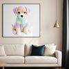 A cute puppy illustration with a clear background, suitable for commercial or personal use in various creative projects.