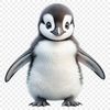Cute Bird PNG Image Free Download A high-resolution PNG image of a small penguin with transparent edges.