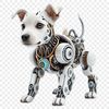 A high-resolution transparent PNG image of a cute dog with a clear background.