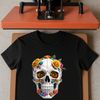 Clear Transparent Skull Image A simple transparent skull with a clear background, suitable for various graphic designs and print projects.