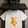 Cuddly Teddy Bear Illustration A simple illustration of a cuddly teddy bear with a clear background, suitable for commercial or personal use.