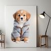 Cute Puppy in a Simple Setting A high-resolution image of a small dog in a simple setting, suitable for various creative projects.