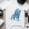 A high-resolution image of a lion with a clear background suitable for commercial use.