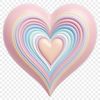 High-resolution heart clip art for commercial and personal use in various designs.