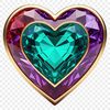 Transparent Love Icon PNG File A high-resolution heart graphic with a clear background and transparent edges.