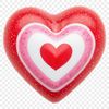 A high-resolution heart icon with a clear background, suitable for commercial or personal use in designs.