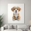 Cute Puppy PNG Image for Designs A free downloadable PNG of a small adorable dog with a simple background suitable for various designs.