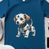 Cute Puppy Image on Transparent Background A small puppy sitting on a transparent background, suitable for sublimation or print use.