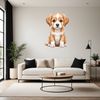 High-Resolution Dog Picture A high-resolution illustration of a cute puppy with a clear background, suitable for various applications.