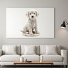 Free Small Dog Digital Graphic Illustration A free digital image of a small dog in a simple setting, suitable for use in various creative projects.