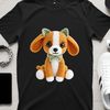 A large transparent digital image of an adorable puppy in PNG format suitable for printing and commercial use.