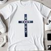 An iconic representation of faith, depicted as a cross with a clear background.