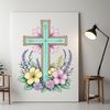 Simple Cross Icon with Transparent Background A simple, high-resolution cross with a transparent background, suitable for sublimation printing or digital designs.