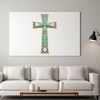 Beautiful Religious Symbol PNG File Transparent PNG image of a simple cross with floral accents, suitable for commercial and personal use.