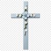 High Resolution Transparent Cross Symbol A simple transparent PNG file of a Christian crucifix icon on a clear background.