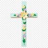 A clear, transparent PNG image of a crucifix on a white background.