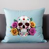Free Skull Clipart with Clear Background A high-resolution transparent skull illustration with a clear background, suitable for sublimation and print use.