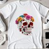 Decorative Skull Silhouette A clear, high-resolution skull with a transparent background for commercial or personal use in various designs.