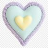 Free Heart Icon for Commercial Use A transparent PNG heart icon on a clear background, ideal for sublimation printing and commercial use.