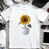Free Large Sunflower Image for Personal Use A single large sunflower in a clear background, suitable for commercial or personal use.