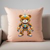 A high resolution PNG image of a cute teddy bear on a transparent background suitable for commercial or personal use.
