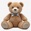 A high-resolution transparent teddy bear illustration suitable for sublimation and commercial use.