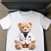 A clear background PNG image of a large teddy bear suitable for print or web design use.