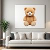 High-Res Teddy Bear Graphic A high-resolution transparent image of a cuddly teddy bear suitable for commercial and personal use.
