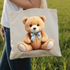 Cutest Bear Illustration PNG A free downloadable PNG file of a large teddy bear illustration suitable for commercial and personal use.