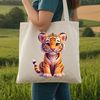 High-resolution image of a large tiger in clear background, suitable for print and commercial use.