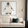 Fluffy Baby Penguin in a Clear Background A small, fluffy baby penguin in a clear background.