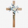 Cross Icon in High Resolution PNG Format A high-resolution transparent png image of a crucifix, ideal for various personal and commercial uses.