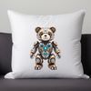 Adorable Transparent Teddy Bear Illustration A high-resolution transparent teddy bear illustration in PNG format, suitable for commercial use.
