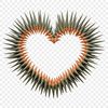 Large Printable PNG Heart Template A free download of a large transparent PNG heart graphic suitable for commercial or personal use.