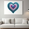 Clear Background Heart Design Clipart A transparent PNG heart with a clear background, ideal for high-resolution printing or digital use in various designs.